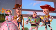 Woody, Buzz, Jessie, Bo Peep