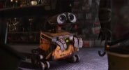 WALL-E watching television