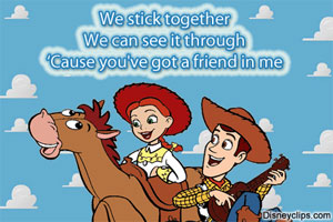 Woody, Jessie, Bullseye