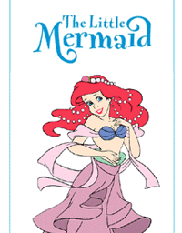 The Little Mermaid - this book belongs to