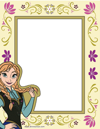 Anna floral decorations photo frame