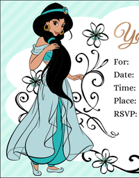 Jasmine invitation