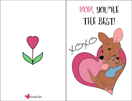 Printable Mother's Day card