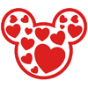Mickey Mouse ears icon