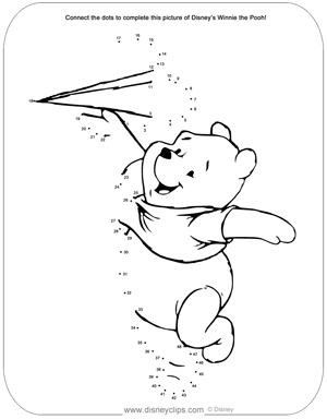 Winnie the Pooh dot to dot